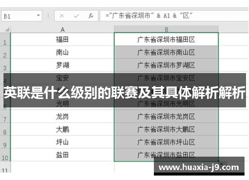 英联是什么级别的联赛及其具体解析解析